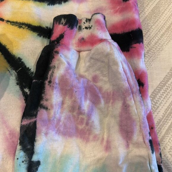 Prince Peter Collection Women’s Tie Dye Colorful Drawstring Joggers - Size S - Picture 3 of 7